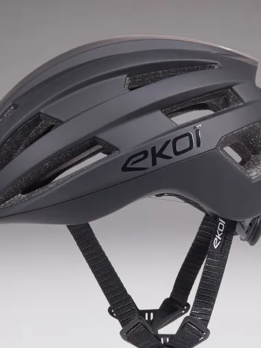 Casque EKOI Perf GARA Noir Mat Logo Noir