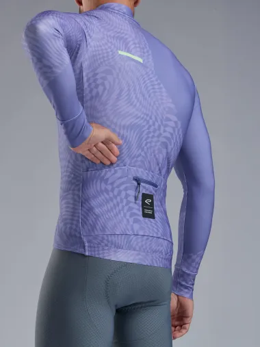 Maillot manches longues EKOI Perf GRAPHIC Violet