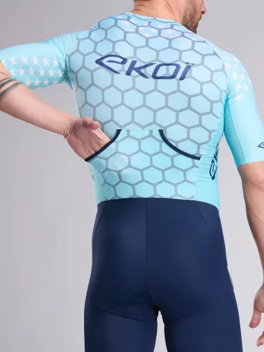 Combinaison triathlon EKOI Racing GRAPHENE Azur