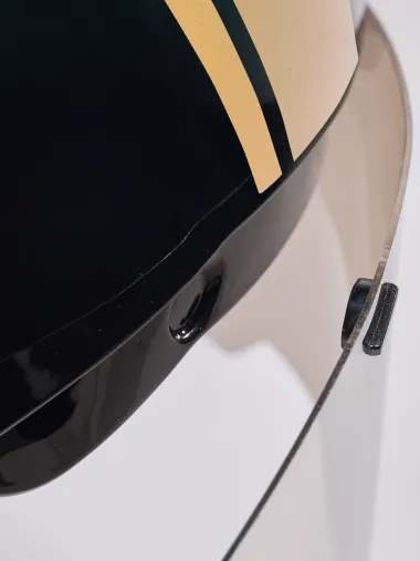 Casque EKOI Racing PURE AERO Mirror Cat2 Noir Holo Gold