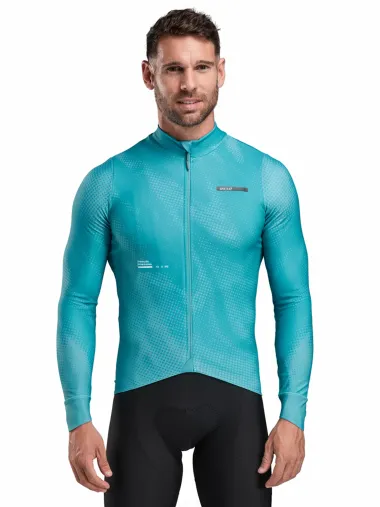 Maillot manches longues EKOI Perf TIE & DYE Vert Azur