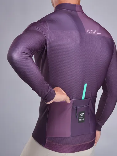 Maillot manches longues EKOI Perf SHADES Prune