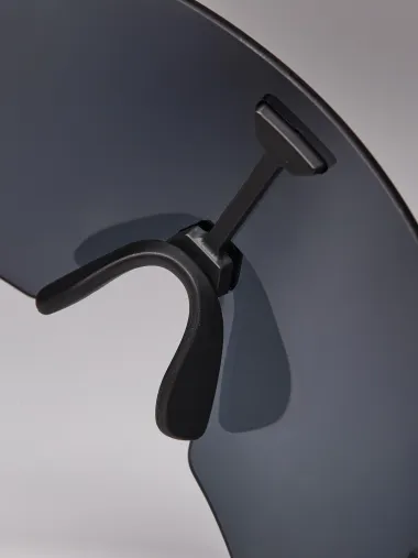 Lunettes EKOI Racing AEROLITE Noir Silver MIRROR Platinium Cat3