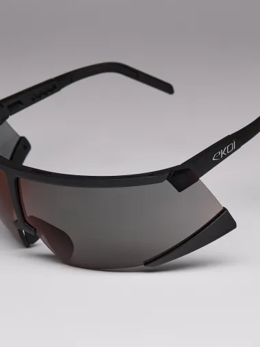 Lunettes EKOI Racing S-AERO Noir Silver ZEISS Black Hole Cat3
