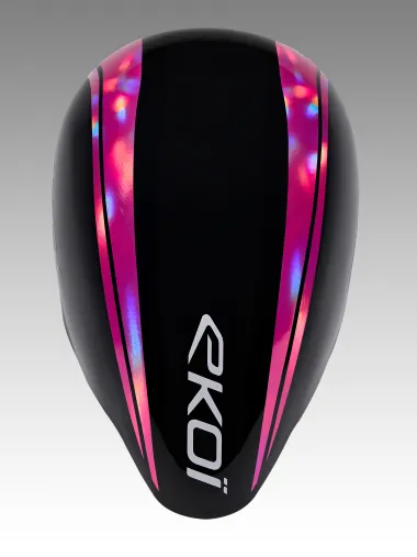 Casque EKOI Racing PURE AERO Mirror Cat2 Noir Holo Rose