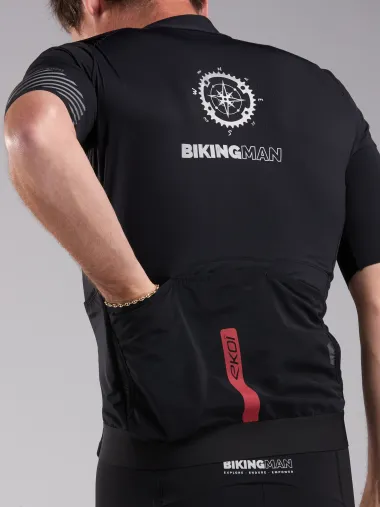 Maillot EKOI Racing CARGO HYDRA+700 BIKINGMAN REFLECTIVE Noir