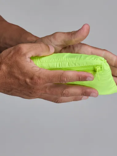 Gilet EKOI Perf WINDPROOF LIGHT POCKET Jaune fluo