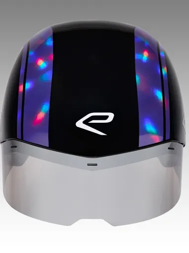 Casque EKOI Racing PURE AERO Mirror Cat2 Noir Holo Violet