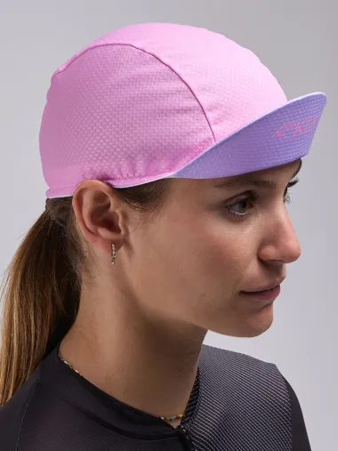 Casquette vélo femme EKOI Perf Rose