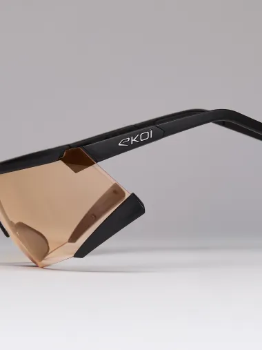 Lunettes EKOI Racing S-AERO Noir Silver ZEISS AR Rouge Cat0