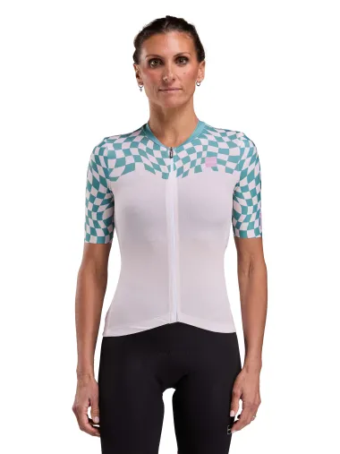 Maillot femme EKOI Perf CHECKS Beige