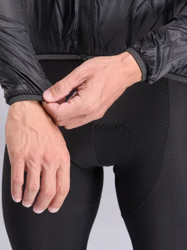 Veste coupe vent EKOI Perf WINDPROOF LIGHT POCKET Noir