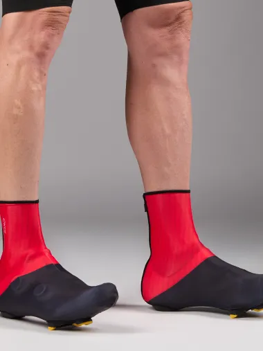 Surchaussures EKOI Perf LYCRA ZIP Rouge
