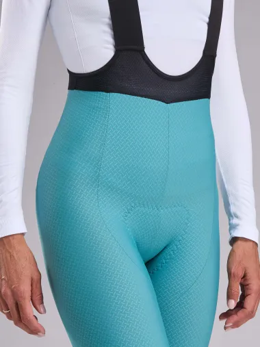 Collant femme Hydrofuge EKOI Perf GEL POWER Vert Azur