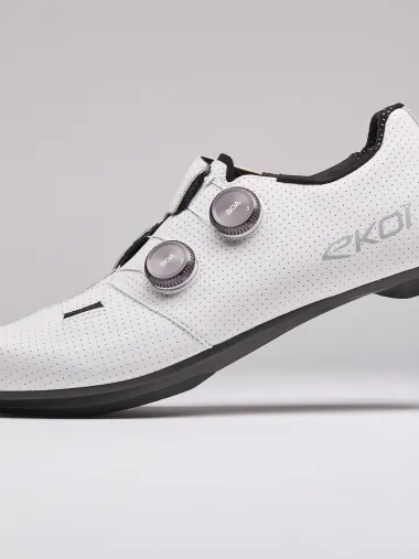Chaussures EKOI Racing PW8 C12 Cuir Pro Full Carbon Mat