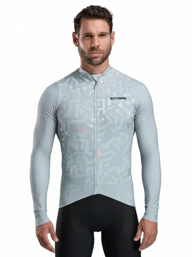 Maillot manches longues EKOI Perf GRAFFITI Gris