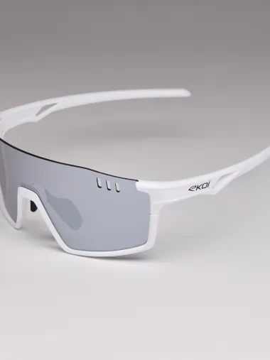 Lunettes EKOI VISION Blanc Mirror Cat3
