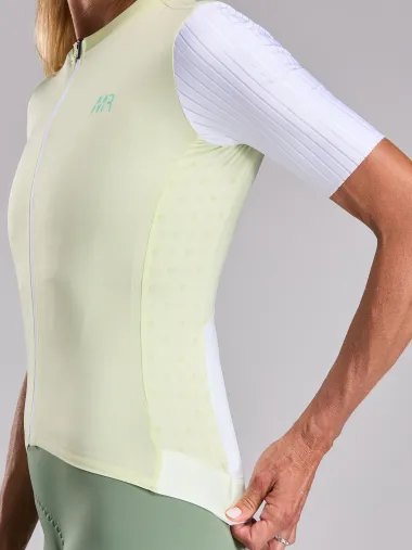 Maillot femme EKOI Racing MARION ROUSSE Lime