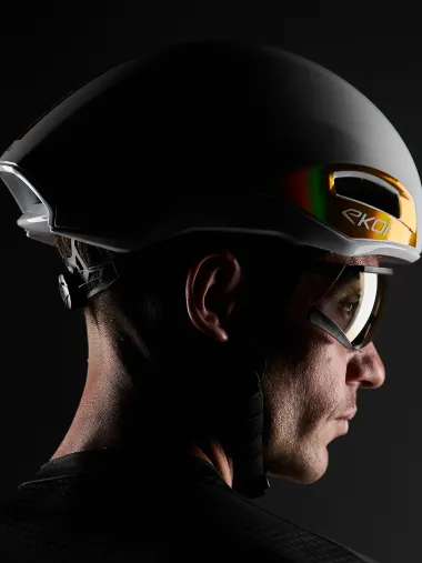 Lunettes EKOI Racing S-AERO Noir Silver ZEISS Super Strong Silver Cat3