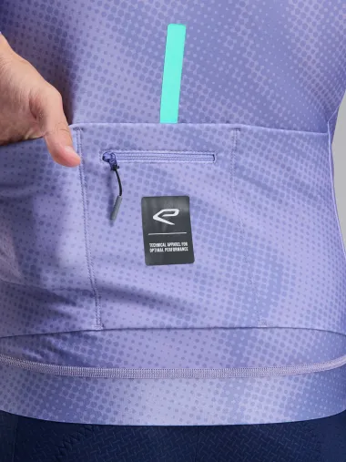 Maillot manches longues EKOI Perf TIE & DYE Violet