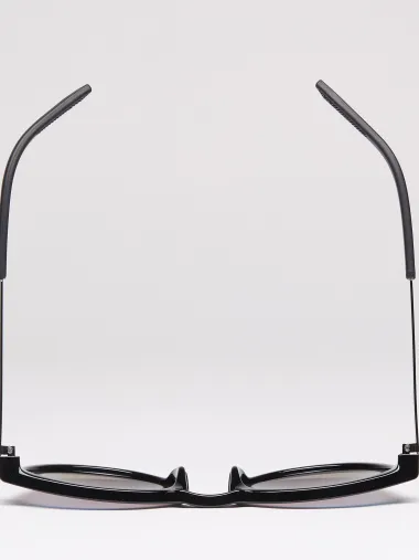 Lunettes EKOI Racing LIFESTYLE RONDES Noir brillant Gold rose