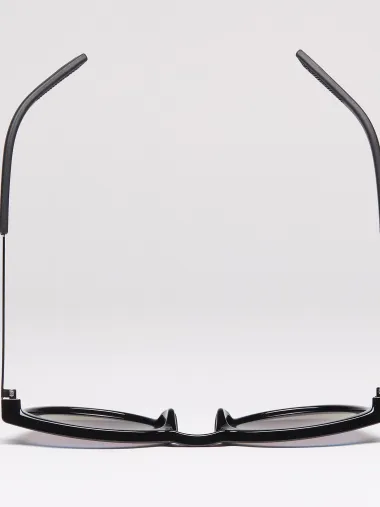 Lunettes EKOI Racing LIFESTYLE RONDES Noir brillant Polarisé