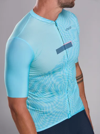 Maillot EKOI Perf GRAPHIC Bleu ciel