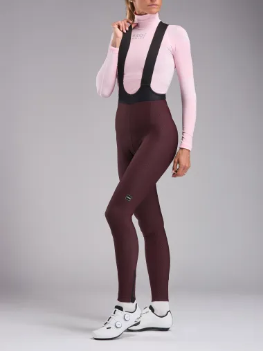 Collant femme Hydrofuge EKOI Perf GEL POWER Bordeaux