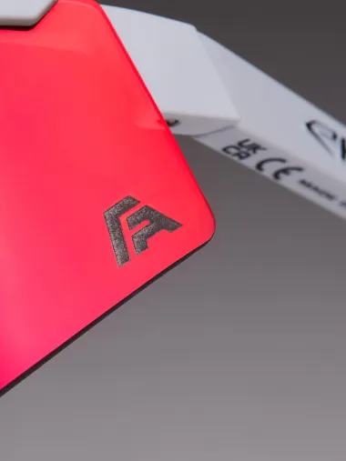 Lunettes EKOI Racing AEROLITE FABIO ARU Blanche Silver REVO Rouge Cat3