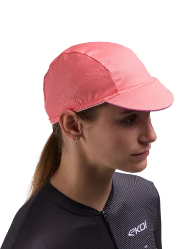 Casquette vélo femme EKOI Perf Orange