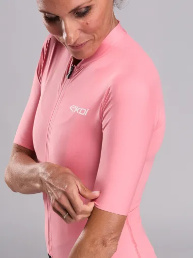 Maillot femme EKOI Racing SUPERSOFT Rose