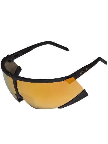 Lunettes EKOI Racing S-AERO Noir Gold ZEISS Revo Gold Cat3