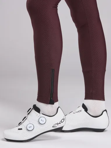 Collant femme Hydrofuge EKOI Perf GEL POWER sans bretelles Bordeaux