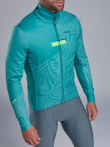 Veste thermique EKOI Perf GRAPHIC Vert Azur