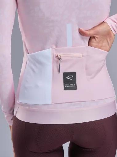 Maillot manches longues femme EKOI Perf LEO Rose