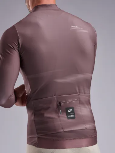 Maillot manches longues EKOI Perf RESILIENCE Marron