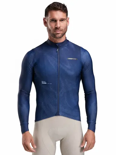 Maillot manches longues EKOI Perf TIE & DYE Marine