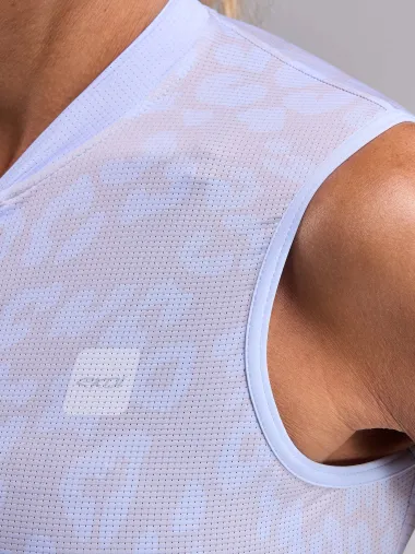 Maillot femme EKOI Perf LEO sans manches Bleu