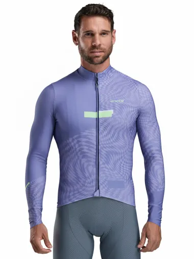 Maillot manches longues EKOI Perf GRAPHIC Violet