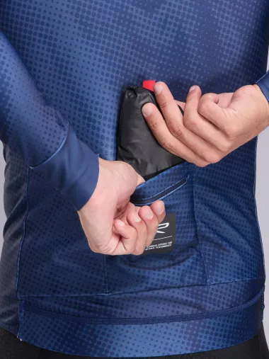 Veste coupe vent EKOI Perf WINDPROOF LIGHT POCKET Noir