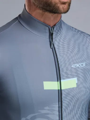 Maillot manches longues EKOI Perf GRAPHIC Gris