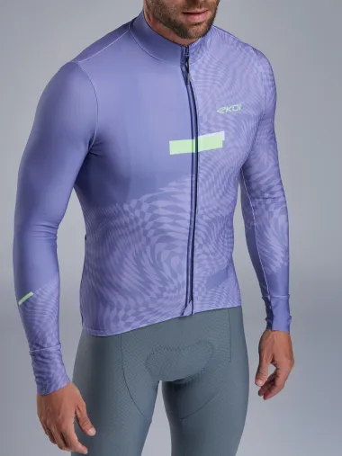 Maillot manches longues EKOI Perf GRAPHIC Violet