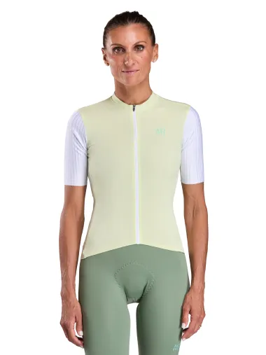 Maillot femme EKOI Racing MARION ROUSSE Lime