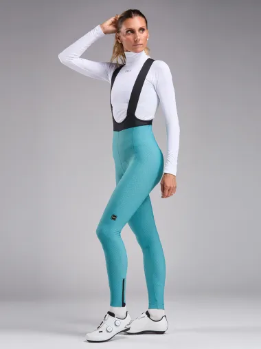 Collant femme Hydrofuge EKOI Perf GEL POWER Vert Azur