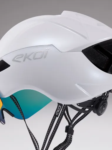 Casque EKOI Perf AERO16 Blanc Gris