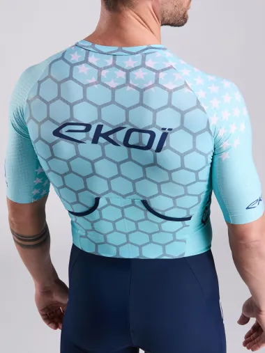Combinaison triathlon EKOI Racing GRAPHENE Azur