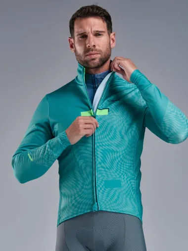 Veste thermique EKOI Perf GRAPHIC Vert Azur