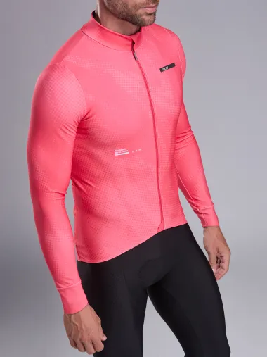 Maillot manches longues EKOI Perf TIE & DYE Corail