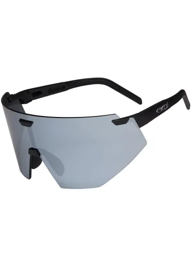 Lunettes EKOI Racing AEROLITE Noir Silver MIRROR Platinium Cat3