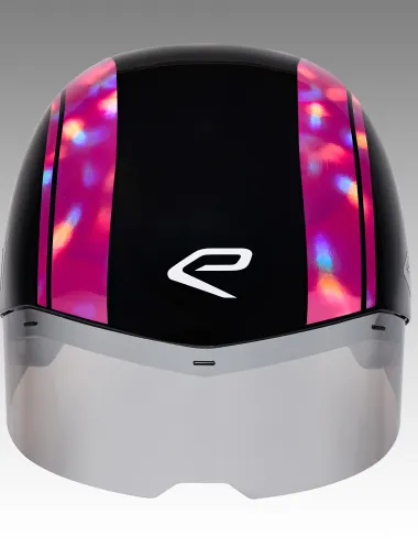 Casque EKOI Racing PURE AERO Mirror Cat2 Noir Holo Rose